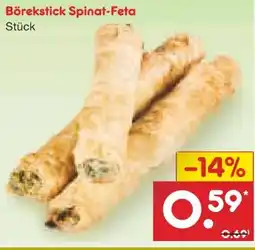 Netto Marken-Discount Netto Backstube Börekstick Spinat Feta Angebot