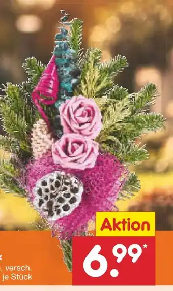Netto Marken-Discount Urnengesteck Angebot