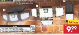 Netto Marken-Discount EzSolar LED-Solar-Leuchte Angebot