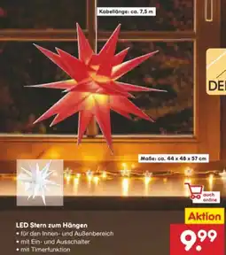 Netto Marken-Discount Dekor LED-Stern Angebot