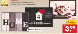 Netto Marken-Discount Dekor Fußmatte Angebot