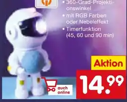 Netto Marken-Discount Star-Q LED-Astronautleuchte Angebot
