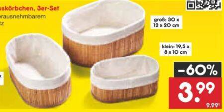 Dekor Bambuskrbchen Angebot bei Netto Marken-Discount