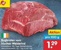 Netto Marken-Discount Bugbraten vom Irischen Weiderind Angebot