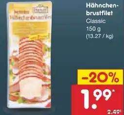 Netto Marken-Discount Ponnath Hähnchenbrustfilet Classic Angebot