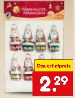 Netto Marken-Discount Santa Claus in Town Mini Hohlfiguren im Reiterbeutel Angebot