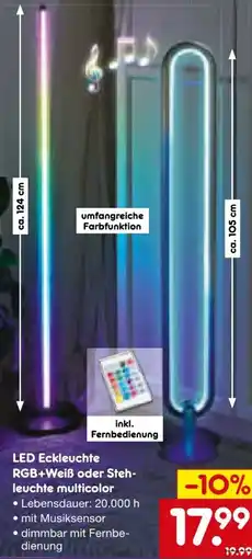 Netto Marken-Discount Star-Q LED Eckleuchte Angebot