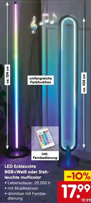 Netto Marken-Discount Star-Q LED Eckleuchte Angebot