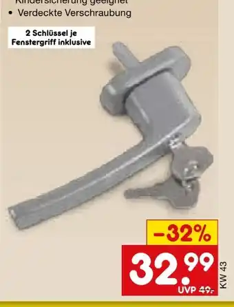 Netto Marken-Discount Tectake Fenstergriffe Angebot