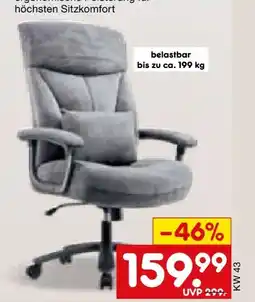 Netto Marken-Discount Chefsessel LY006-GRA Angebot