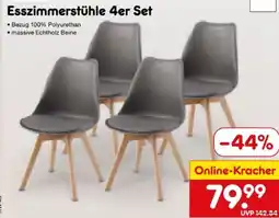 Netto Marken-Discount Albatros Esszimmerstühle 4er Set Angebot