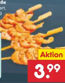 Netto Marken-Discount Marinierte Garnelenspieße Angebot