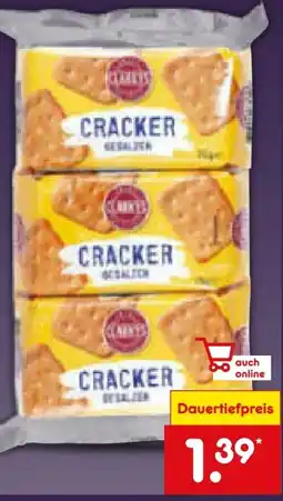 Netto Marken-Discount Clarky's Cracker Angebot