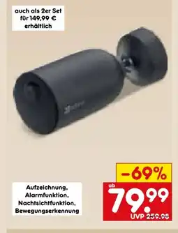 Netto Marken-Discount Ezviz Kabellose Smart-Home Kamera EB3 2K Angebot