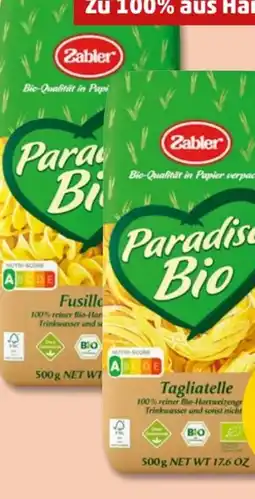PENNY Zabler Paradiso Bio-Teigwaren Angebot