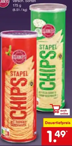 Netto Marken-Discount Clarky's Stapelchips Angebot