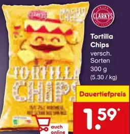 Netto Marken-Discount Clarky's Tortilla Chips Angebot