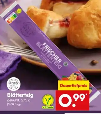 Netto Marken-Discount Genuss Welt Blätterteig Angebot