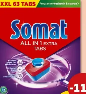 PENNY Somat Spülmaschinen Tabs All-in-1 Extra Angebot