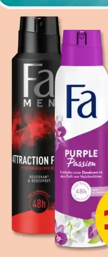 PENNY Fa Men Deospray Angebot