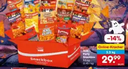 Netto Marken-Discount XOX Gebäck Party-Snackbox Angebot
