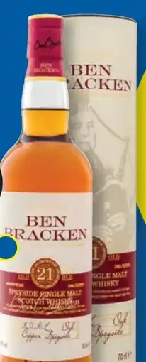 Lidl Ben Bracken Speyside Single Malt Scotch Whisky 21 Jahre Angebot
