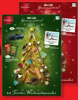 Lidl Favorina Gutschein-Adventskalender Angebot