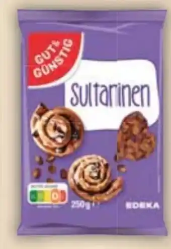 E-Center Gut & Günstig Sultaninen Ungeschwefelt Angebot
