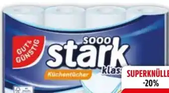 Edeka Gut & Günstig Sooo stark klassik Küchentücher Angebot