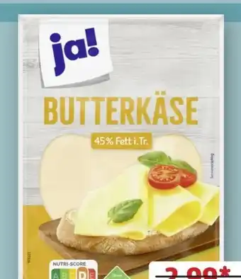 REWE Center ja! Butterkäse Angebot