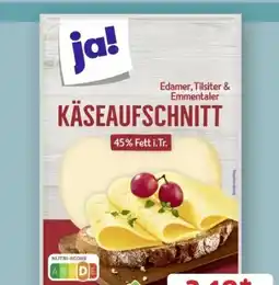 REWE Center ja! Käseaufschnitt Angebot