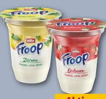 REWE Center Müller Froop Erdbeere Angebot