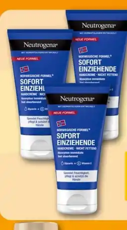 REWE Center Neutrogena Soforteinziehende Handcreme Angebot
