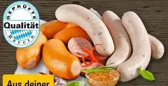 REWE Center Schelkopf Münchner Weißwurst Angebot