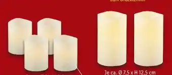 Lidl Livarno Home LED-Echtwachskerzen Angebot