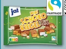 REWE Center ja! Mini Schokoriegel Mix Angebot