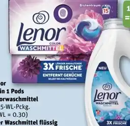 REWE Center Lenor Waschmittel Flüssig Angebot