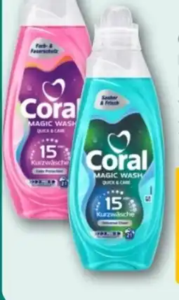 REWE Center Coral Magic Wash Flüssigwaschmittel Angebot