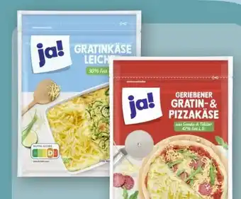REWE ja! Gratinkäse leicht Angebot