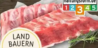 REWE Metzgerei Landbauern Strohschwein-Ofenrippe Angebot