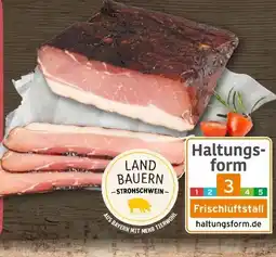 REWE Metzgerei Landbauern Schiller GQB Strohschwein Schwarzgeräuchertes Angebot
