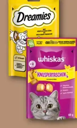 REWE Whiskas Katzensnack Knuspertaschen Angebot