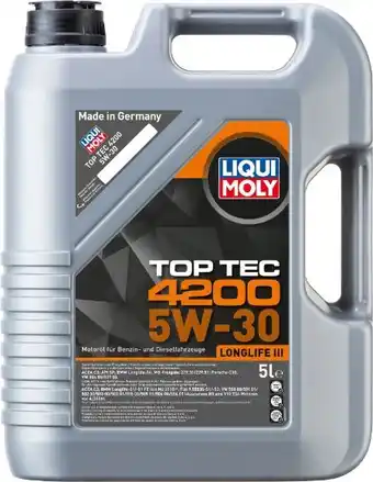 Globus Baumarkt Liqui Moly Top Tec 4200 5W30 Angebot