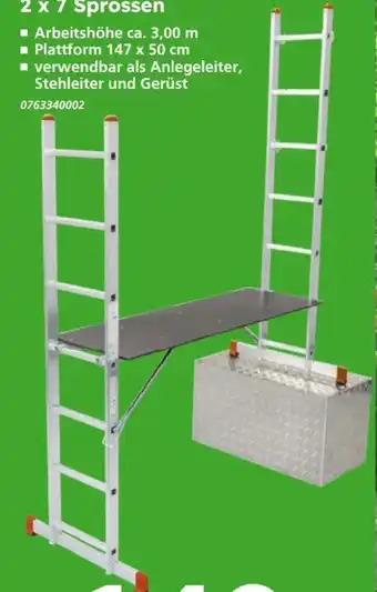 Globus Baumarkt Krause Leiterngerüst Corda Angebot