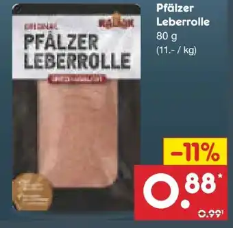 Netto Marken-Discount Kalnik Original Pfälzer Leberrolle Angebot