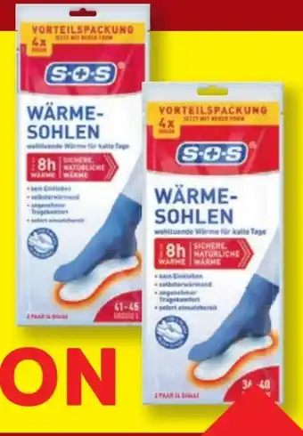 Lidl SOS Wärme-Sohlen Angebot