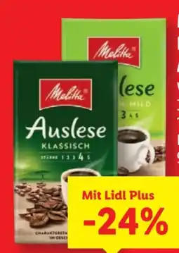 Lidl Melitta Kaffee Auslese Angebot