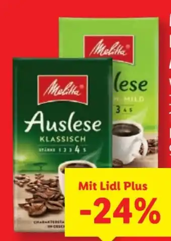 Lidl Melitta Kaffee Auslese Angebot