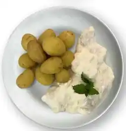 Scheck-in-Center Scheck-in Center Matjes mit Hausfrauensoße und Salzkartoffeln Angebot