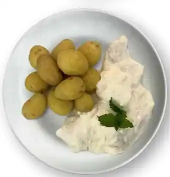 Scheck-in-Center Scheck-in Center Matjes mit Hausfrauensoße und Salzkartoffeln Angebot